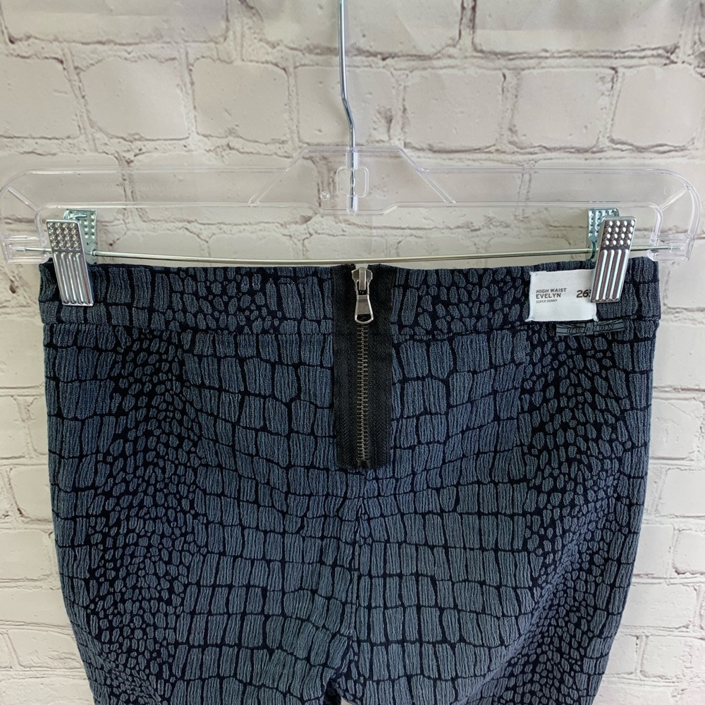 HUDSON Evelyn High Waist Super Skinny Snake Jeans - Picture 3 of 6